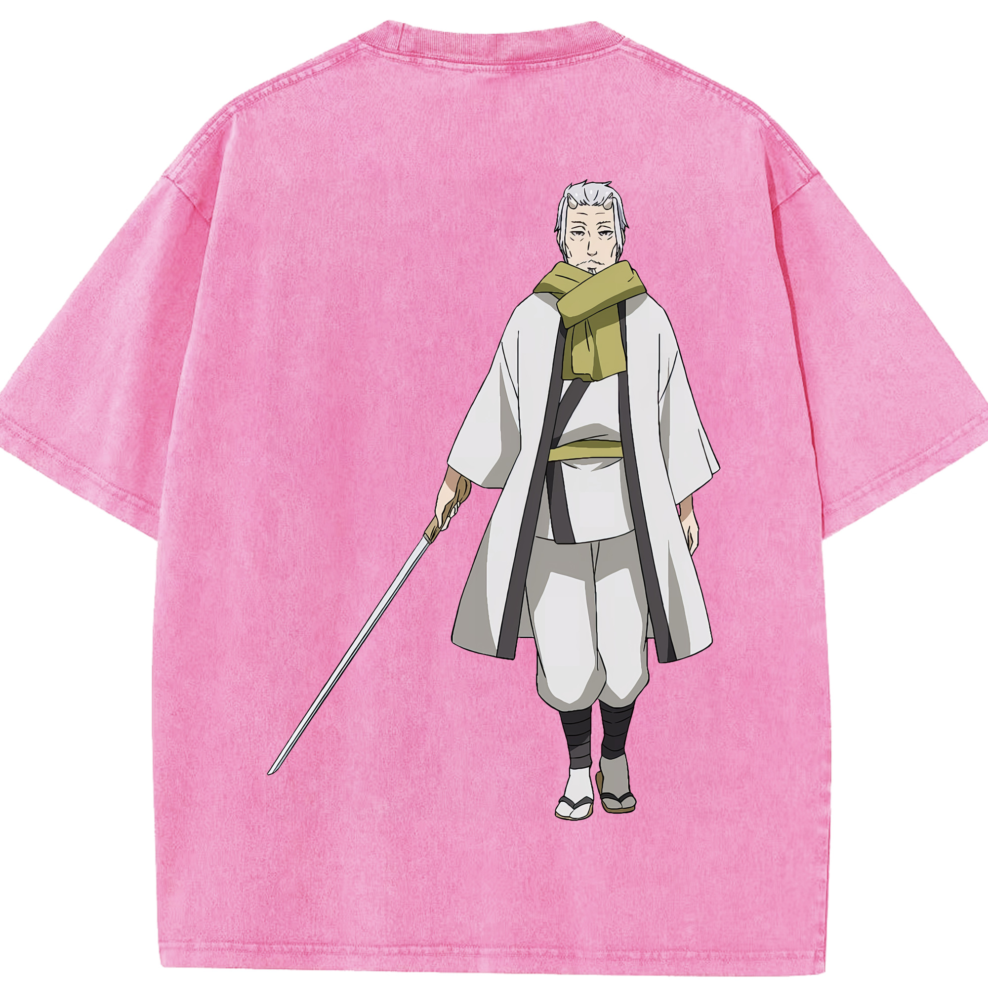 （画像用） 転スラ Regarding Reincarnated to Slime 綿100% ヴィンテージ風 半袖Tシャツ（背面プリント）